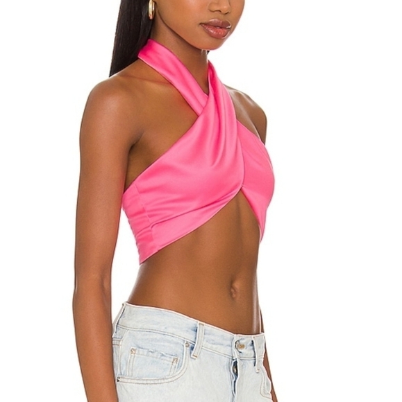 Superdown Alondra Halter Wrap top - Picture 3 of 14